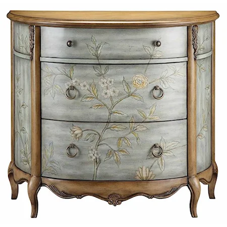 Demilune Chest w/ 3 Drawers